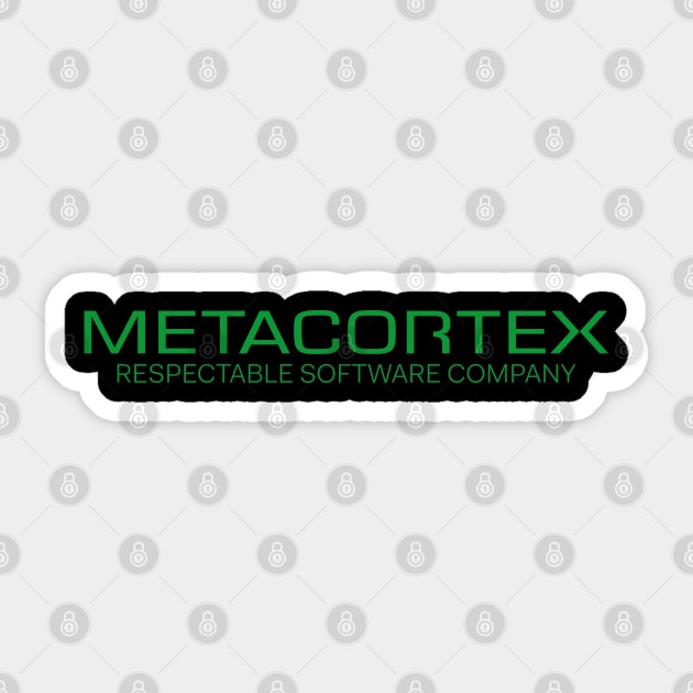 The Matrix - Metacortex Sticker by ETERNALS CLOTHING